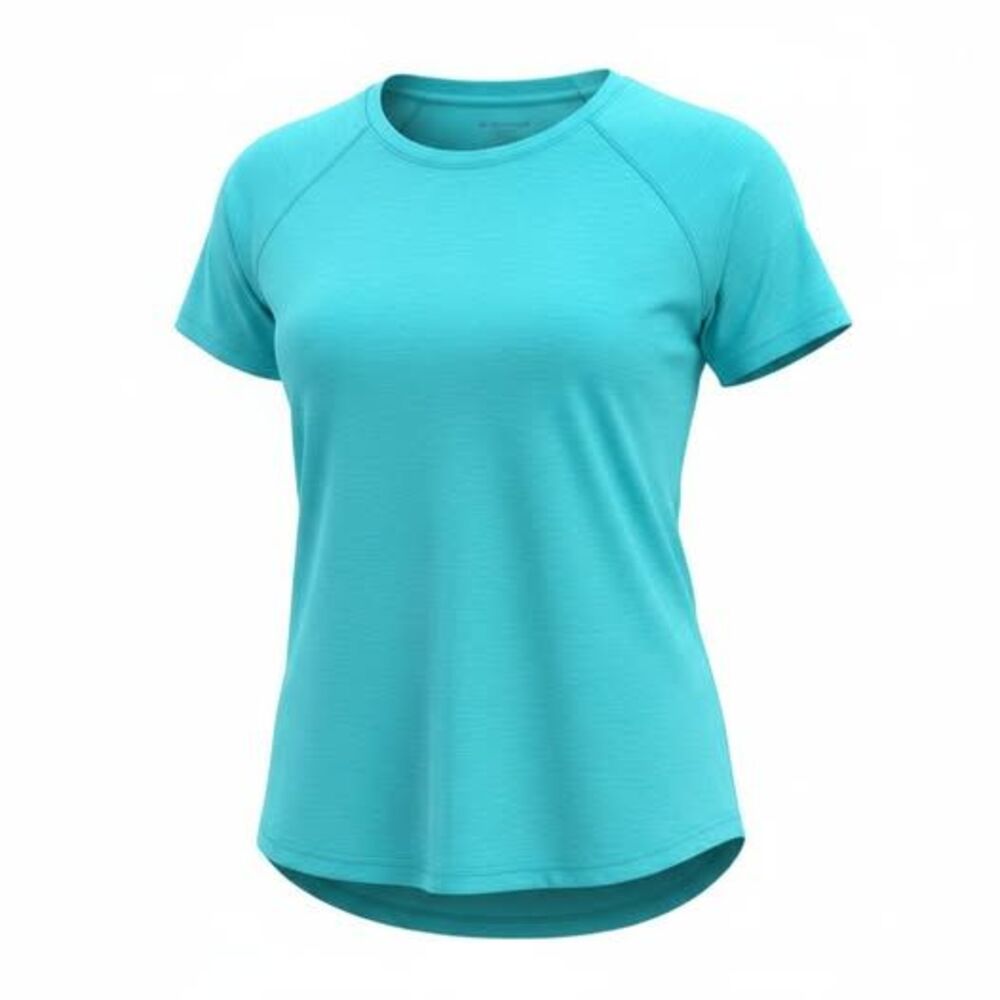 Women’s XL Aqua Casual T-Shirt Blouse Short Sleeve Top